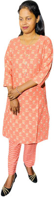 ABC Floral Print Kurta, Trouser/Pant & Dupatta Set