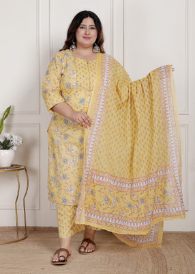 Swasti Printed Kurta, Trouser/Pant & Dupatta Set