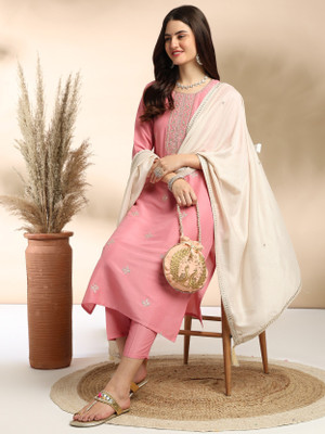 MAA SHAKTI ENTERPRISE Self Design Kurta, Trouser/Pant & Dupatta Set