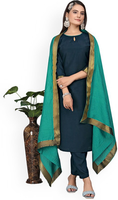 CLAVINET Printed Kurta, Trouser/Pant & Dupatta Set