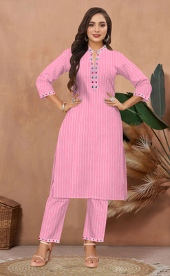 AYEZA CREATION Embroidered Kurta, Trouser/Pant & Dupatta Set