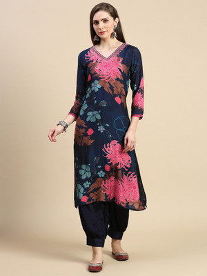 SHOWOFFFF Floral Print Kurta, Patiala & Dupatta Set
