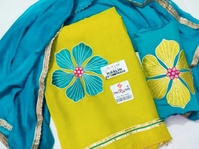 ewrwercv dfsdf wewr Embroidered Kurta, Salwar & Dupatta Set