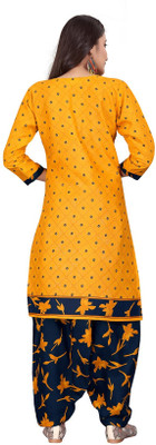 Wonder Weave Printed Kurta, Salwar & Dupatta Set