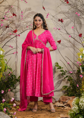 Tasrika Women Kurti Pyjama Dupatta Set