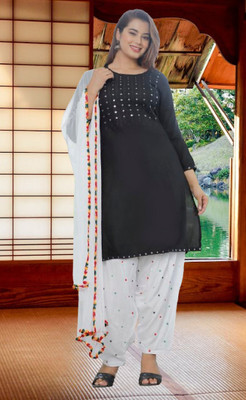 vasuprada Embroidered Kurta, Patiala & Dupatta Set