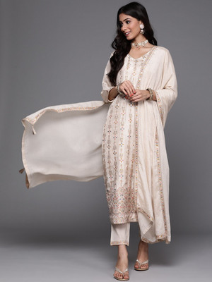 Vaidehi Fashion Floral Print Kurta, Trouser/Pant & Dupatta Set