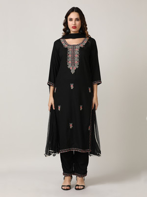 Jaipur Kurti Printed Kurta, Trouser/Pant & Dupatta Set