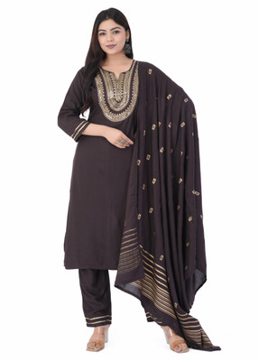 JAATNI Printed Kurta, Salwar & Dupatta Set