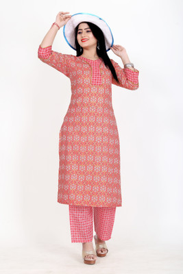 Ananya Fab Solid Kurta, Trouser/Pant & Dupatta Set