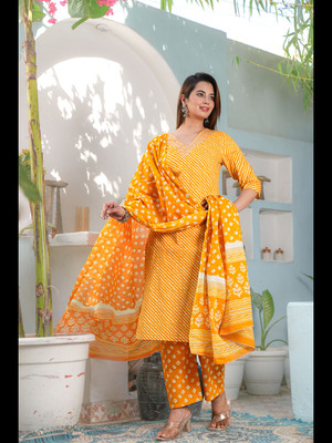 SINGNI Self Design Kurta, Trouser/Pant & Dupatta Set