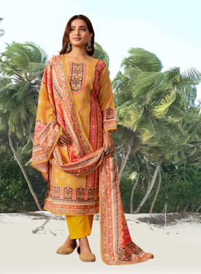 pramukh creation Printed Kurta, Churidar & Dupatta Set