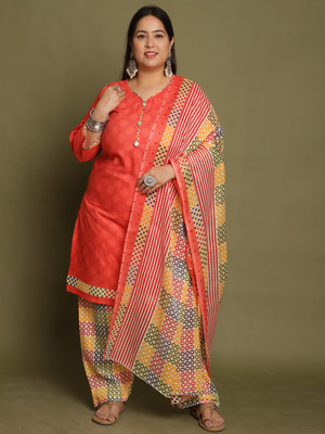 RolyPoly Printed Kurta, Patiala & Dupatta Set