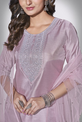 MAA SHAKTI ENTERPRISE Self Design Kurta, Trouser/Pant & Dupatta Set