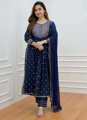 SORIYA Printed Kurta, Trouser/Pant & Dupatta Set