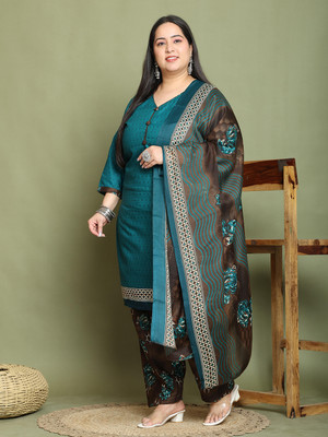 RolyPoly Printed Kurta, Patiala & Dupatta Set
