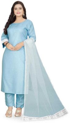 Vihat Fashion Women Ethnic Top Pant Dupatta Set