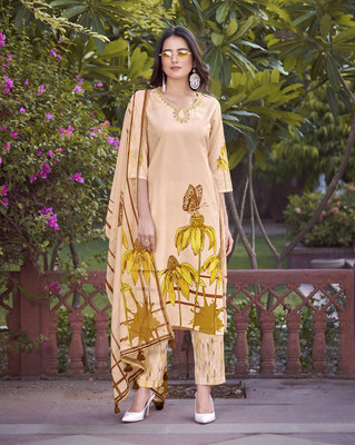 Hritika Embroidered Kurta, Trouser/Pant & Dupatta Set