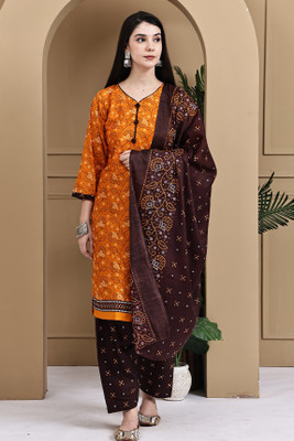 Rajnandini Printed Kurta, Patiala & Dupatta Set