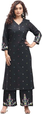 Cotton Culture Printed Kurta, Palazzo & Dupatta Set