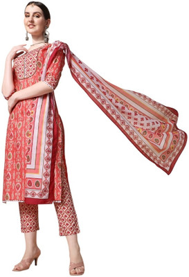 U ME Printed Kurta, Trouser/Pant & Dupatta Set