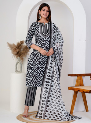 BEE LADY Printed Kurta, Trouser/Pant & Dupatta Set