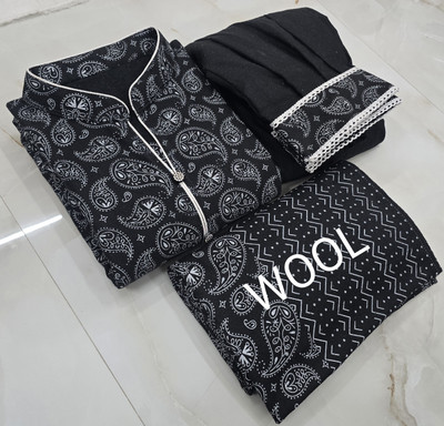 TEXTILEhub Printed Kurta, Salwar & Dupatta Set