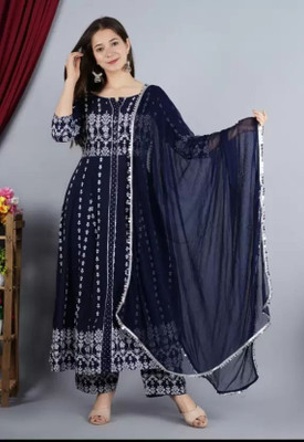 SUBH LAXMI Women Kurta Pant Dupatta Set