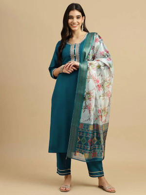 Sai Creation Women Kurti Pant Dupatta Set