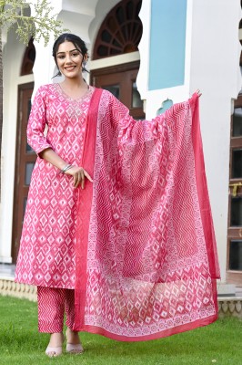 Rani Prints Printed Kurta, Trouser/Pant & Dupatta Set