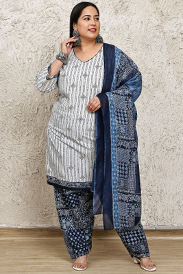 Wonder Weaves Printed Kurta, Patiala & Dupatta Set