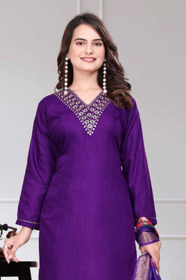 LIZORD FAB Embroidered Kurta, Trouser/Pant & Dupatta Set