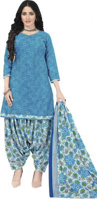 amozo Printed Kurta, Patiala & Dupatta Set