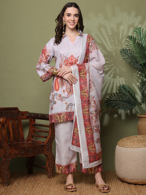 UMME COLLECTION Printed Kurta, Trouser/Pant & Dupatta Set