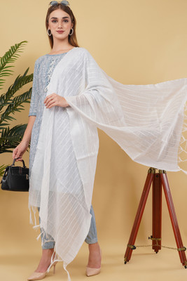 ZA STORE Floral Print Kurta, Trouser/Pant & Dupatta Set