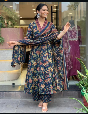 SHREE KSHETRAPAL CREATION Embroidered Kurta, Trouser/Pant & Dupatta Set