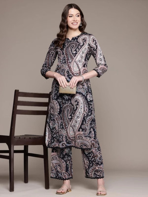 yash enterprises Printed Kurta, Palazzo & Dupatta Set