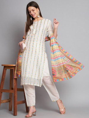 BHUMIKA CREATION Printed Kurta, Trouser/Pant & Dupatta Set