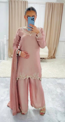felista fashion Embellished Kurta, Patiala & Dupatta Set