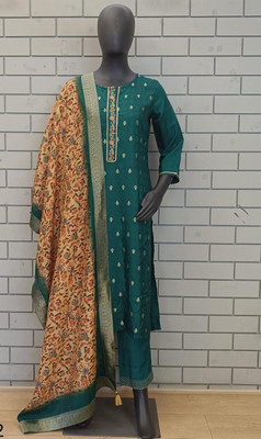 Pranisha live fashion Printed Kurta, Trouser/Pant & Dupatta Set
