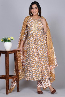 RZOO LIFESTYLE Printed Kurta, Salwar & Dupatta Set