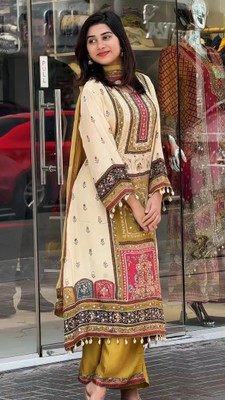 DHVIJA FASHION Self Design Kurta, Trouser/Pant & Dupatta Set