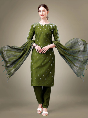 Fancyninee Embroidered Kurta, Trouser/Pant & Dupatta Set