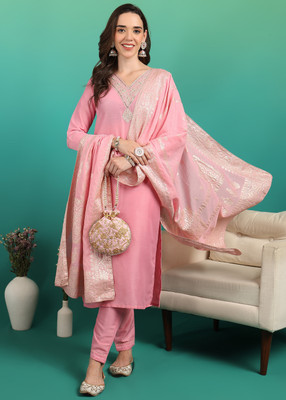 DSK STUDIO Women Kurta Pant Dupatta Set