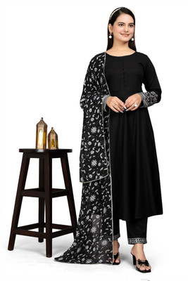 Kruti Sarees Printed Kurta, Trouser/Pant & Dupatta Set