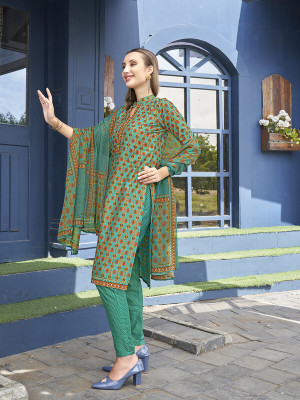 jmm Printed Kurta, Trouser/Pant & Dupatta Set