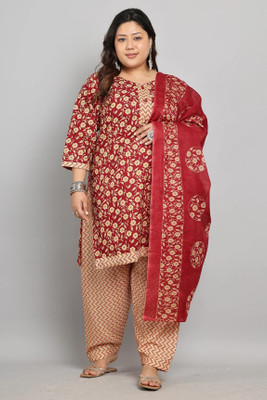 Aaradhya Fashion Printed Kurta, Patiala & Dupatta Set
