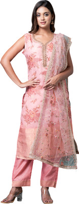 ruh Printed Kurta, Trouser/Pant & Dupatta Set