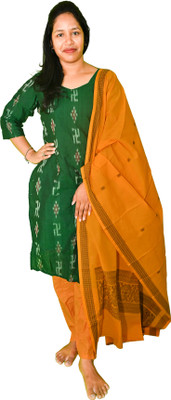 blimzone Printed Kurta, Legging & Dupatta Set