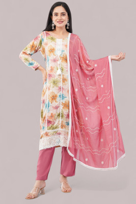 Eelika Printed Kurta, Trouser/Pant & Dupatta Set